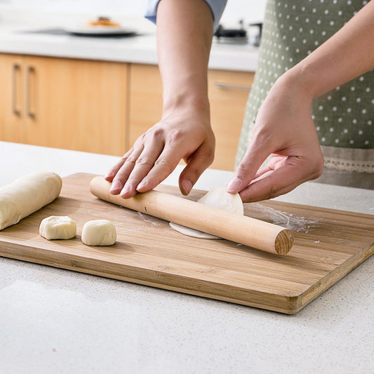 Baking Tool Solid Wood Rolling Pin Theaceous Dough Rolling Paint Free Wax Free Wood Rolling Pin Dumpling Wrapper Stick