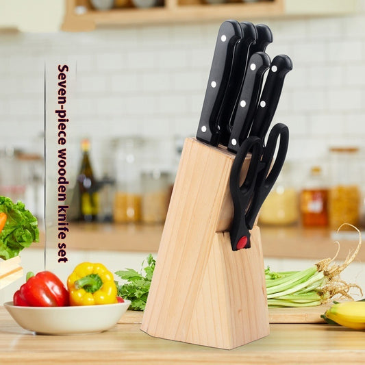 New Multi-functional 7 Piece Home Kitchen Knife Set