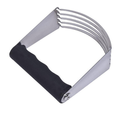 Stainless steel pastry dough knife