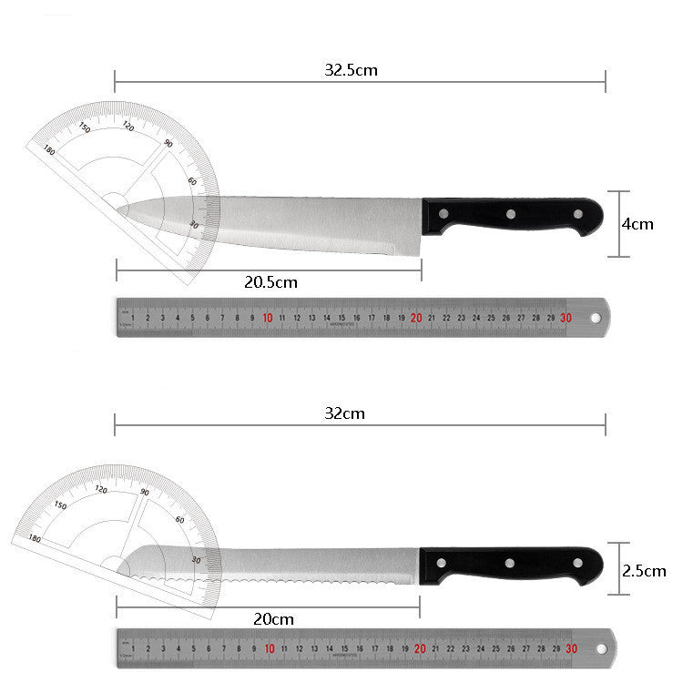 New Multi-functional 7 Piece Home Kitchen Knife Set