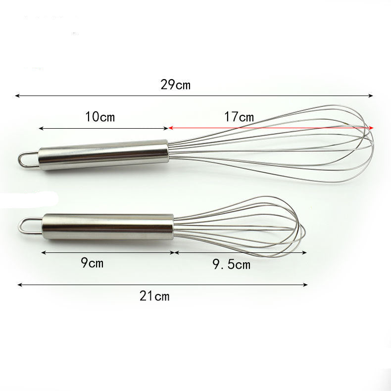 8 Inch Stainless Steel Manual Egg Beater