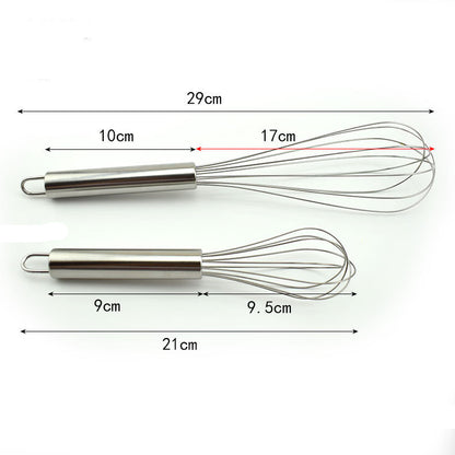 8 Inch Stainless Steel Manual Egg Beater