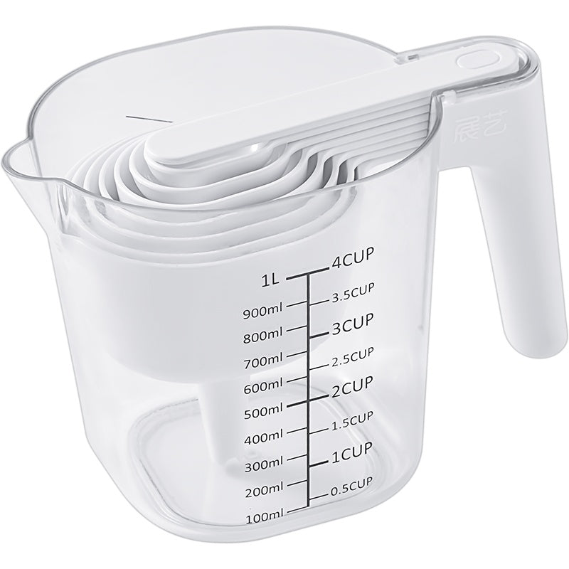 9-piece kitchen set of measuring cups