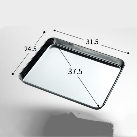 Stainless Steel Steamed Baking Trays With Rectangular Thickened Shallow Tray